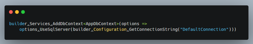 ef core dbcontext example