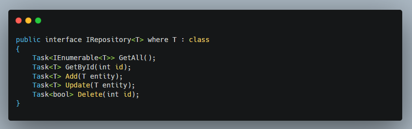 clean architecture repository pattern